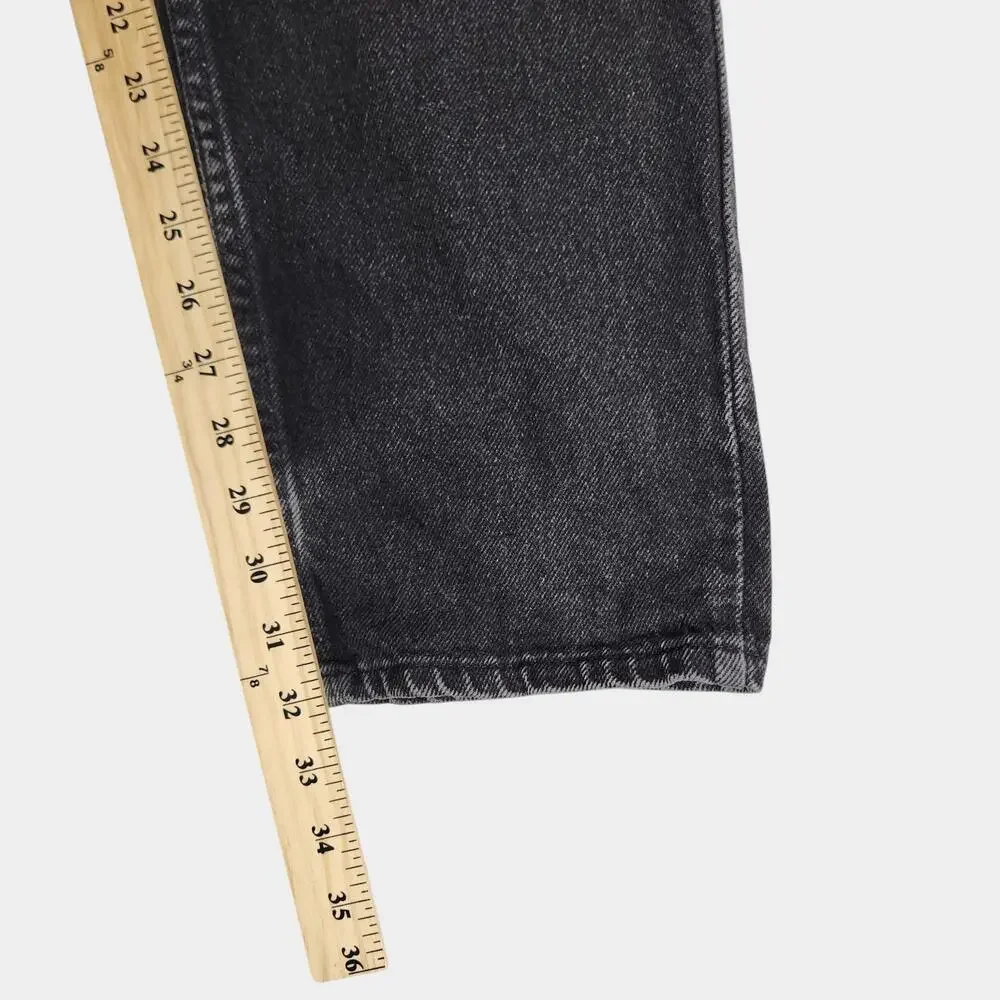 Vintage 80s Levis 550 Jeans Mens Fits 31x32 Black Faded Relaxed Tapered Made USA